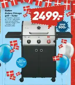 Bilka Enders Chicago grill - Turbo, DKK 2499 tilbud
