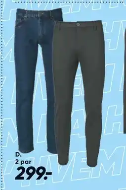 Bilka Jeans eller bukser, DKK 299 tilbud