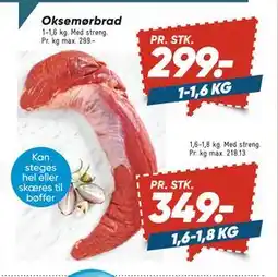 Bilka Oksemørbrad tilbud