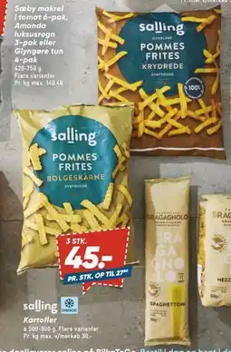 Bilka Kartofler, DKK 45 tilbud