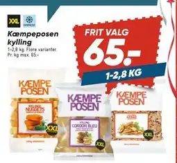 Bilka Kæmpeposen kylling, DKK 65 tilbud