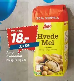 Bilka Amo hvedemel, DKK 18 tilbud
