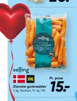 Bilka Danske gulerødder, DKK 15 tilbud