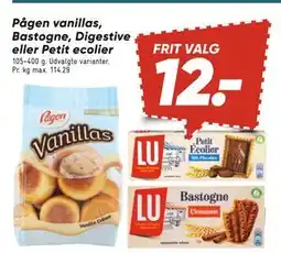 Bilka Pågen vanillas, Bastogne, Digestive eller Petit ecolier, DKK 12 tilbud