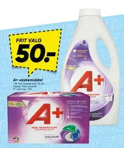 Bilka A+ vaskemiddel, DKK 50 tilbud