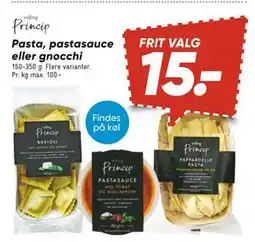 Bilka Pasta, pastasauce eller gnocchi, DKK 15 tilbud