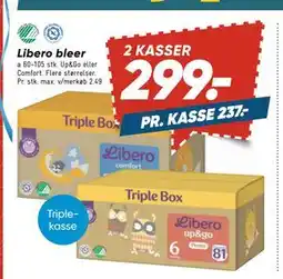 Bilka Libero bleer, DKK 299 tilbud