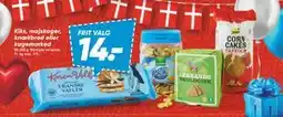 Bilka Kiks, majskager, knækbrød eller kagemarked, DKK 14 tilbud