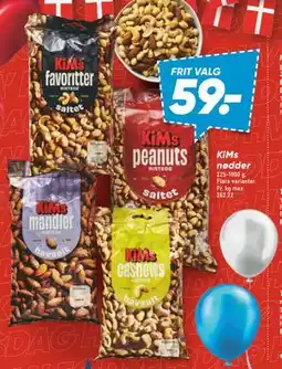 Bilka KiMs nødder, DKK 59 tilbud