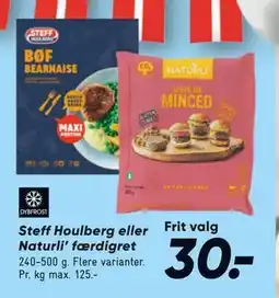 Bilka Steff Houlberg eller Naturli’ færdigret, DKK 30 tilbud
