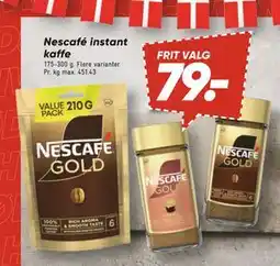Bilka Nescafé instant kaffe, DKK 79 tilbud