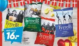 Bilka Tyrrells chips, DKK 16 tilbud
