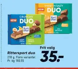 Bilka Rittersport duo, DKK 35 tilbud
