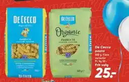 Bilka De Cecco pasta, DKK 25 tilbud