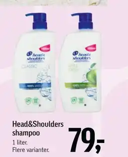 Føtex Head&Shoulders shampoo, DKK 79 tilbud