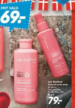 Bilka Lee Stafford love of curls mist, DKK 79 tilbud
