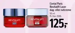 Føtex L’oréal Paris Revitalift Laser dag- eller natcreme, DKK 125 tilbud