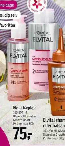 Føtex Elvital hårpleje, DKK 75 tilbud