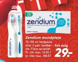Bilka Zendium mundpleje, DKK 29 tilbud