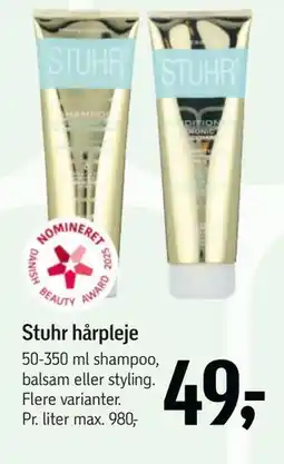 Føtex Stuhr hårpleje, DKK 49 tilbud