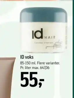 Føtex ID voks, DKK 55 tilbud