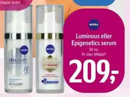 Føtex Luminous eller Epigenetics serum, DKK 209 tilbud
