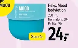 Føtex Mood bodylotion, DKK 24 tilbud