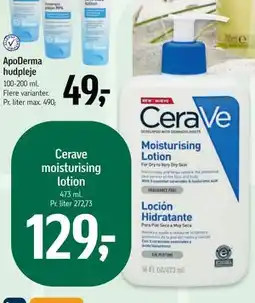Føtex Cerave moisturising lotion, DKK 129 tilbud