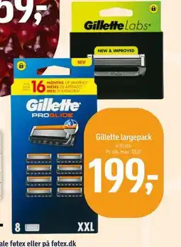 Føtex Gillette largepack, DKK 199 tilbud