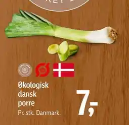 Føtex Økologisk dansk porre, DKK 7 tilbud