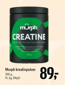 Føtex Murph kreatinpulver, DKK 89 tilbud