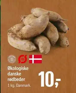 Føtex Økologiske danske rødbeder, DKK 10 tilbud