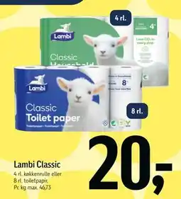 Føtex Lambi Classic, DKK 20 tilbud