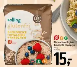 Føtex Glutenfri økologiske finvalsede havregryn, DKK 15 tilbud