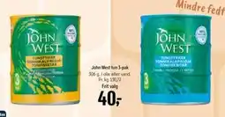 Føtex John West tun 3-pak, DKK 40 tilbud