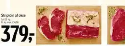 Føtex Striploin af okse, DKK 379 tilbud