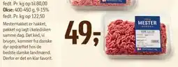 Føtex MesterHakket grise eller oksekød, DKK 49 tilbud