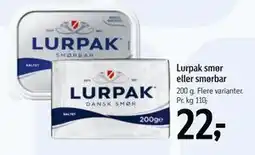 Føtex Lurpak smør eller smørbar, DKK 22 tilbud