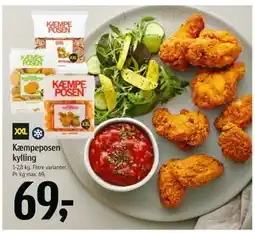 Føtex Kæmpeposen kylling, DKK 69 tilbud