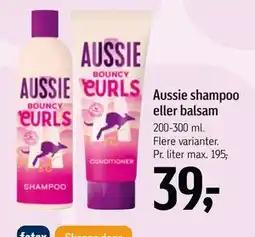 Føtex Aussie shampoo eller balsam, DKK 39 tilbud