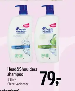 Føtex Head&Shoulders shampoo, DKK 79 tilbud