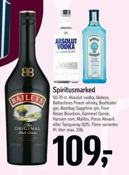 Føtex Spiritusmarked, DKK 109 tilbud