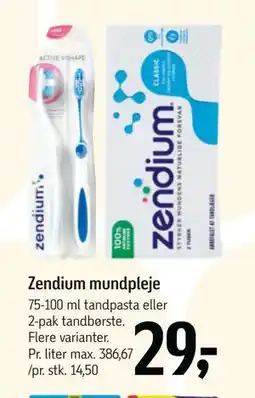 Føtex Zendium mundpleje, DKK 29 tilbud