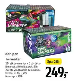 Føtex Twinmarker, DKK 249 tilbud