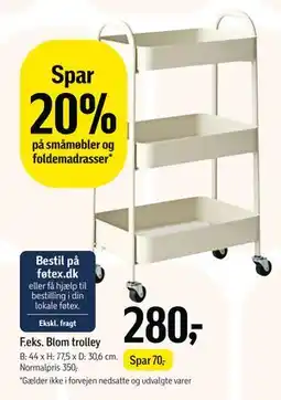 Føtex Spar 20% på småmøbler og foldemadrasser tilbud