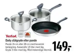 Føtex Daily stålgryde eller pande, DKK 149 tilbud