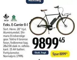 Føtex E-Carrier 8-I, DKK 9899.45 tilbud