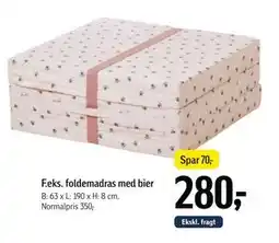 Føtex foldemadras med bier, DKK 280 tilbud