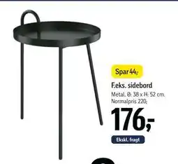 Føtex sidebord, DKK 176 tilbud
