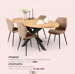 Daells Bolighus SPISEBORD, DKK 2486 tilbud